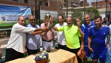 شركة المياه وكاترون أبطال دوري المصالح الحكومية والأحياء الشعبية بالقليوبية