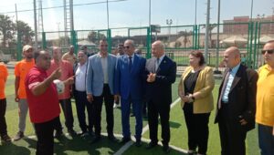 صور.. رئيس جامعة بنها يفتتح الدورة الرياضية للعاملين بالجامعة