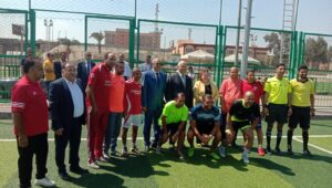صور.. رئيس جامعة بنها يفتتح الدورة الرياضية للعاملين بالجامعة