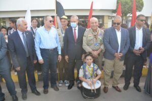 محافظ القليوبية يستقبل كرفان وزارة الشباب للتوعية البيئية