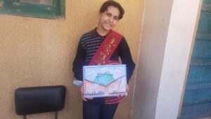 تزامنا مع مؤتمر المناخ ...طلاب الشبان يبدعون في رسومات عن البيئة