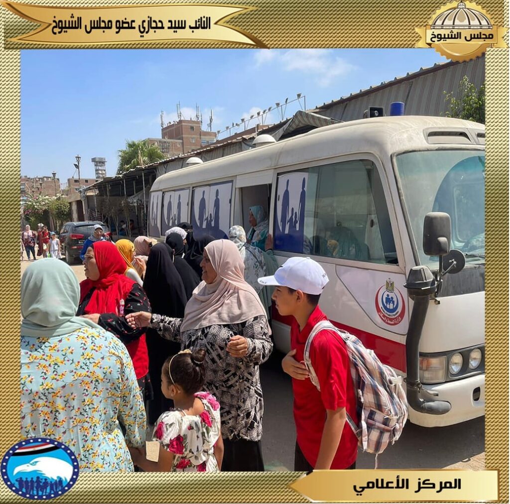 بالصور.. النائب سيد حجازي ينظم قافلة سكانية " شاملة " في شبرا الخيمة