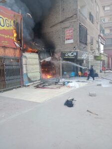 عاجل - السيطرة على حريق بمعرض مهرجان التسوق بشبرا الخيمة