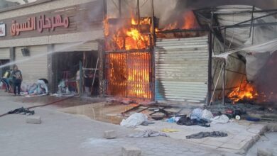 عاجل - السيطرة على حريق بمعرض مهرجان التسوق بشبرا الخيمة