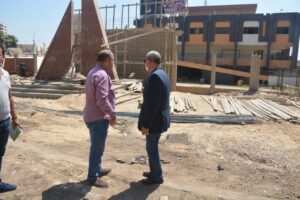 محافظ القليوبية يتفقد أعمال إنشاء نصب تذكاري لشهداء المحافظة