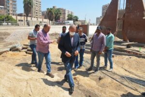 محافظ القليوبية يتفقد أعمال إنشاء نصب تذكاري لشهداء المحافظة