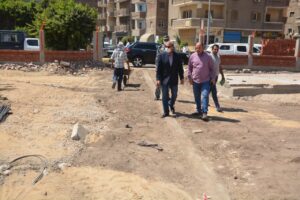 محافظ القليوبية يتفقد أعمال إنشاء نصب تذكاري لشهداء المحافظة