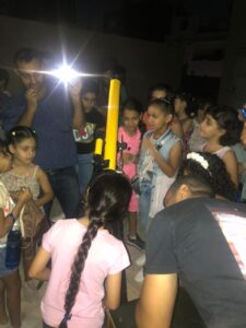 رصد كوكبي المشترى وزحل من أعلى مكتبة مصر العامة ببنها