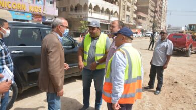 محافظ القليوبية يتابع أعمال النظافة والإشغالات والمباني المخالفة