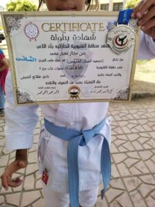 "حريفة الرياضة والمذاكرة ".. الطالبة چني مختار البدوي بطلة من نوع خاص