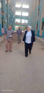 "سماح" و"ندا" يتفقدان المدارس ويشددان على الحضور وأمن البوابات