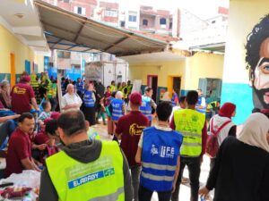 400 طفل يشاركون في قافلة التحالف الوطني بشبين القناطر