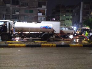 صور .. سقوط أمطار بالقليوبية والمحافظة تعلن الطوارئ