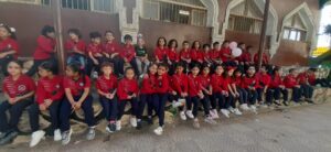 " الفرحة ليها صوت " ...رسم علي الوجه وفقرات رياضية فنية في استقبال طلاب شبان بنها