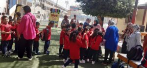 " الفرحة ليها صوت " ...رسم علي الوجه وفقرات رياضية فنية في استقبال طلاب شبان بنها