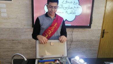 "عالم المستقبل " بيجاد مصطفي فؤاد يبتكرمشروع بيت ذكي لمساعدة ذوي الهمم