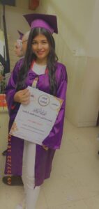 لاترضي بغير القمة ..كنزي طالبة الشبان المتميزة