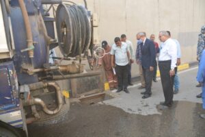 محافظ القليوبية يتفقد عددًا من الأنفاق للتأكُد من جاهزيتها لشفط مياه الأمطار