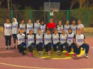 فتيات شبان بنها لكرة السلة  في صدارة بطولة المنطقة