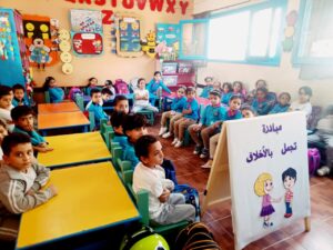 استمرار العمل في مبادره تجمل بالاخلاق بشبان بنها