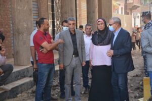محافظ القليوبية يتفقد مشروعات حياه كريمة بمدينة شبين القناطر