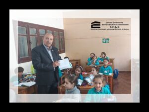 مدير عام مدارس الشبان ببنها  فى جولة تفقدية للغات