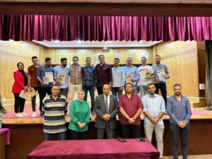 تكريم نشاط السباحة علي مسرح هيئة الشبان العالميةببنها 