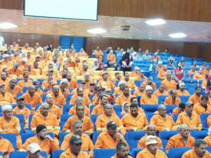 محافظ القليوبية ورئيس جامعة بنها يشهدان احتفالية إطلاق مبادرة يوم الوفاء لعمال النظافة 