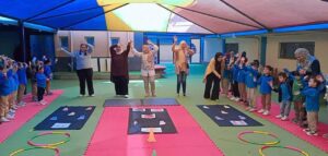 يوم رياضي مع البراعم الصغار بالشبان العالمية ببنها