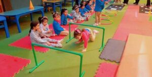 يوم رياضي مع البراعم الصغار بالشبان العالمية ببنها