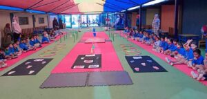 يوم رياضي مع البراعم الصغار بالشبان العالمية ببنها