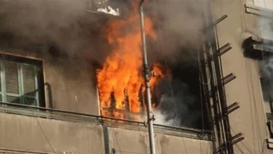 مصرع شخص في حريق شقة سكنية بالعبور مصرع شخص في حريق شقة سكنية بالعبور