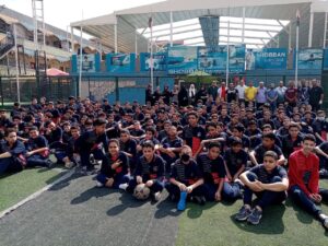 صور ..الشبان العالمية ببنها تنظم يوم رياضي ترفيهي احتفالا بإستقبال طلاب المرحلة الإعدادية