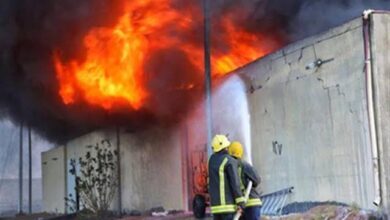 اندلاع حريق بمصنع لفرز البلاستيك بالقناطر الخيرية اندلاع حريق بمصنع لفرز البلاستيك بالقناطر الخيرية