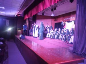 "مولد المصطفى والنصر العظيم" احتفالية في الشبان العالمية بالقليوبية