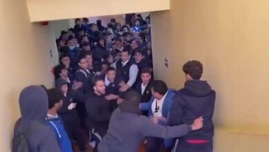مشاجرة كبرى بين طلاب مدرسة بالقليوبية .. والأمن يتدخل