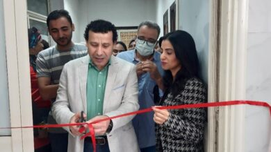 صور - افتتاح معمل ترميم النحت المعماري بكلية الفنون التطبيقية ببنها