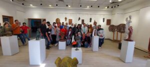 صور - " تطبيقية بنها" تفتتح معرضها الأول لقسم النحت بعنوان " الفن حياة" 