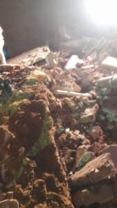 رعب وهلع .. اللقطات الأولى لانهيار عقار إمبابة