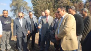 صور - انطلاق إشارة بدء موسم زراعة القمح في كلية الزراعة بمشتهر