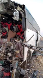 صور - مصرع 12 شخص في حادث مروع بطريق الزعفرانة