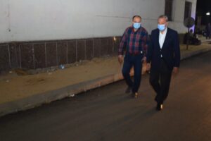 محافظ القليوبية يتفقد أعمال الرصف النهائية لشارع المرور والشارع خلف شرطة النجدة بمدينة بنها