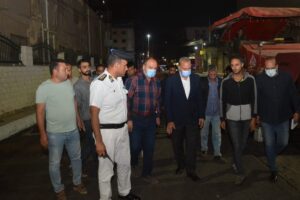 محافظ القليوبية يتفقد أعمال الرصف النهائية لشارع المرور والشارع خلف شرطة النجدة بمدينة بنها