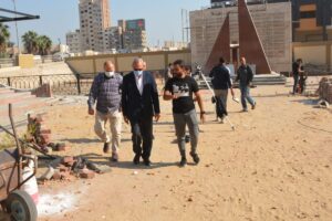 محافظ القليوبية يتابع المشروعات الجاري تنفيذها بمدن بنها وكفر شكر