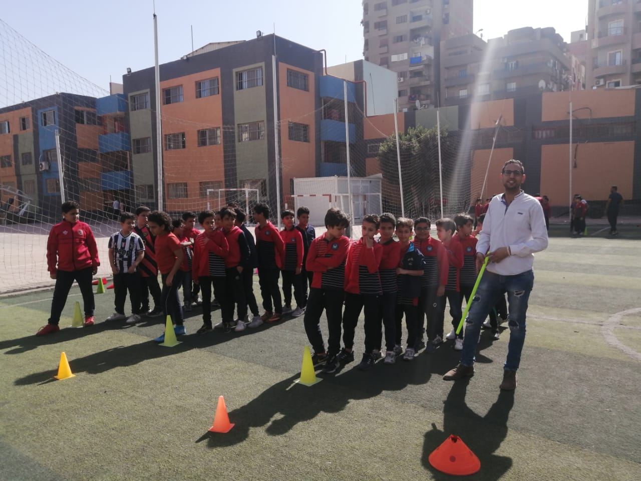 يوم للمرح بين طلاب شبان بنها والمعلمون يوم للمرح بين طلاب شبان بنها والمعلمون