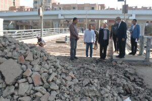 محافظ القليوبية يتفقد أعمال ترميم كوبري أسنيت بكفر شكر ويجري جولة بشبرا الخيمة والخصوص