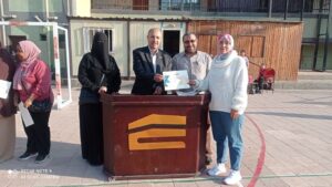 شبان بنها العالمية تكرم مبدعين الديكور بالمجمع