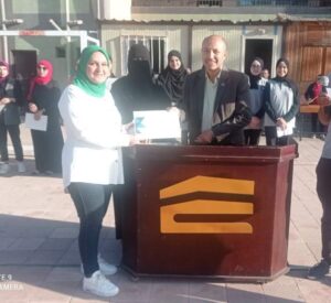 شبان بنها العالمية تكرم مبدعين الديكور بالمجمع