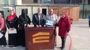 شبان بنها العالمية تكرم مبدعين الديكور بالمجمع