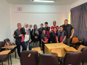 شبان بنها تنظم زيارة ميدانية إلى الهلال الأحمر المصرى